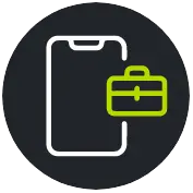 icon mobiles arbeiten